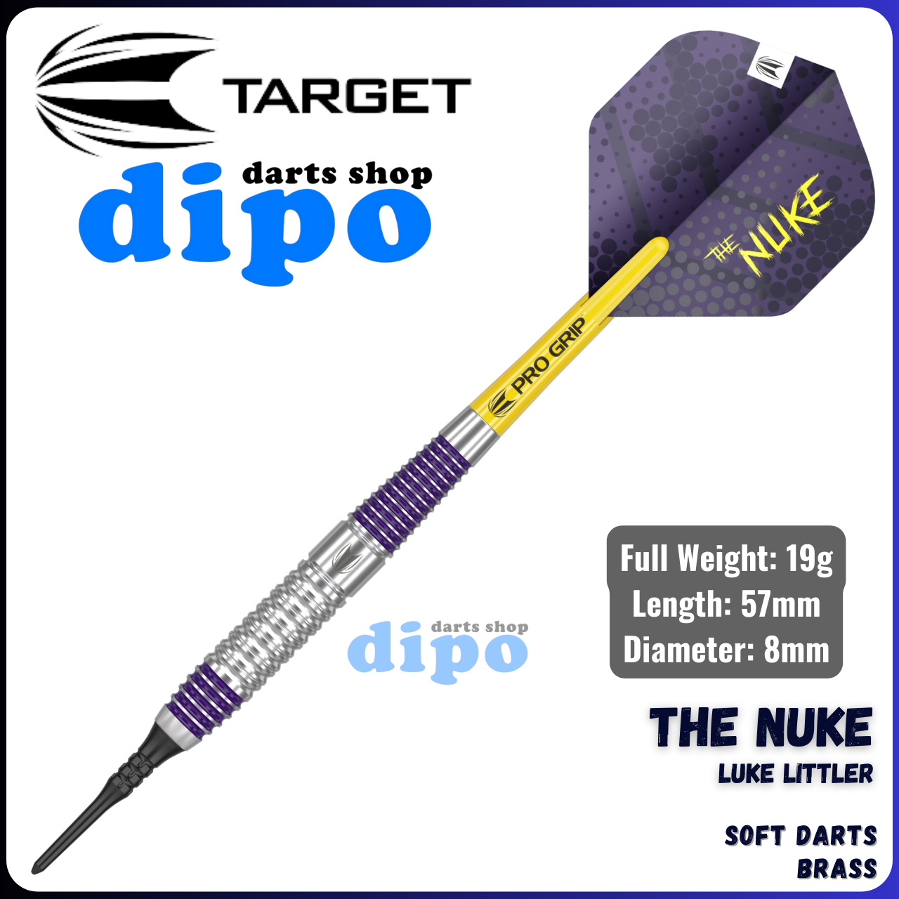 TARGET THE NUKE BRASS | Dipo Darts Shop
