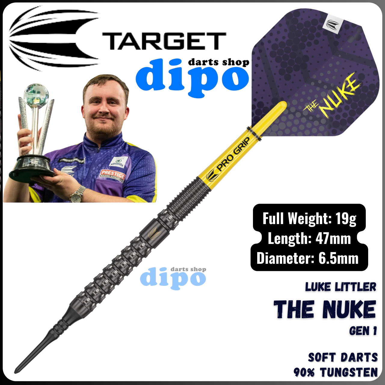 TARGET THE NUKE ( LUKE LITTLER Player Model) - Target Soft Darts