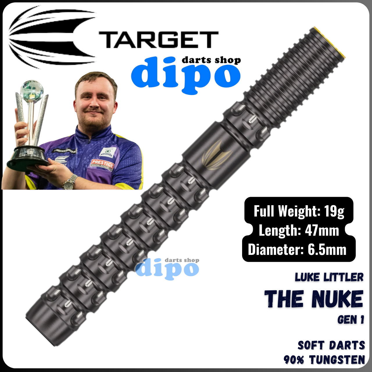TARGET THE NUKE ( LUKE LITTLER Player Model) - Target Soft Darts