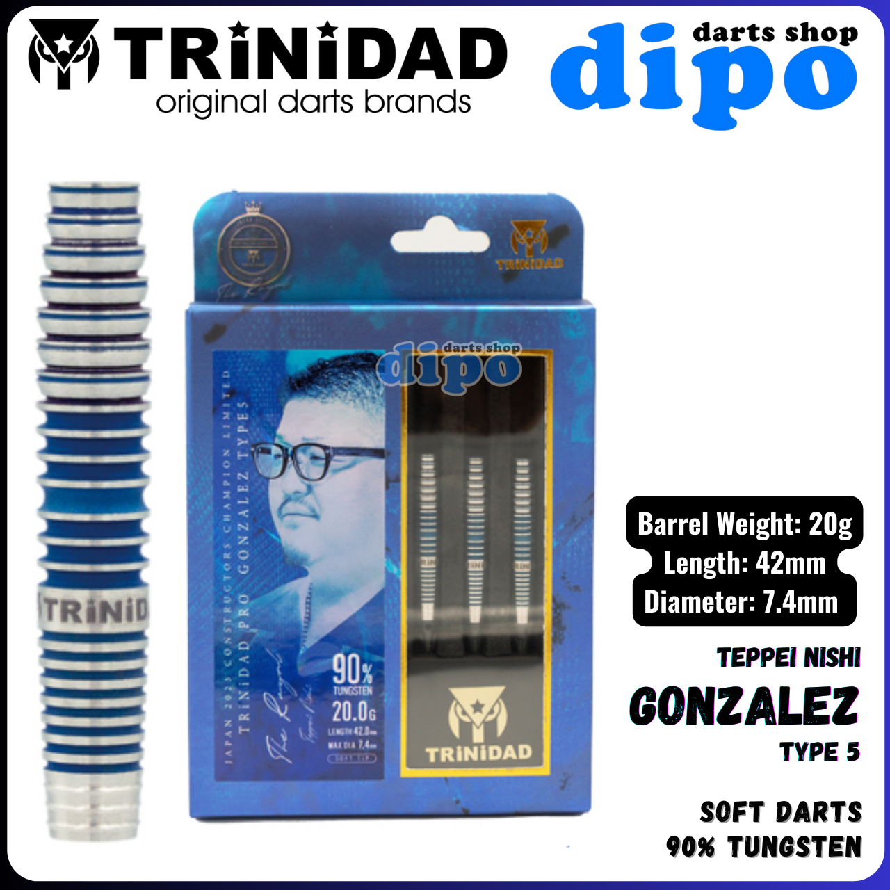 Limited 】TRiNiDAD The Royal GONZALEZ Type 5 ( Teppei Nishi model
