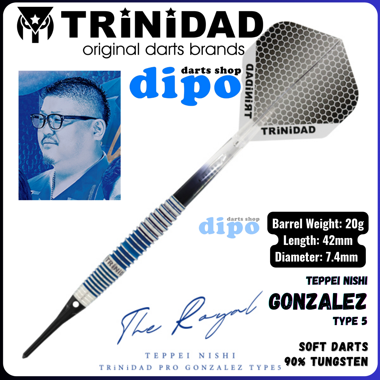 Limited 】TRiNiDAD The Royal GONZALEZ Type 5 ( Teppei Nishi model