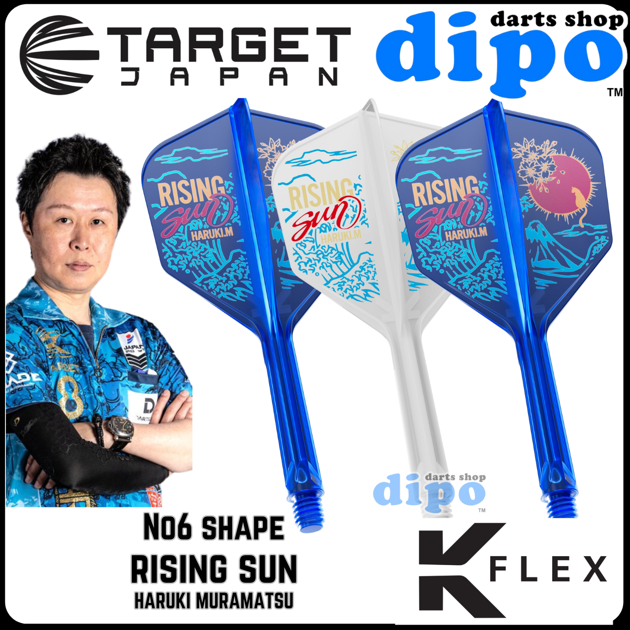 TARGET K-FLEX RISING SUN (HARUKI MURAMATSU Model) 【 No.6 Shape