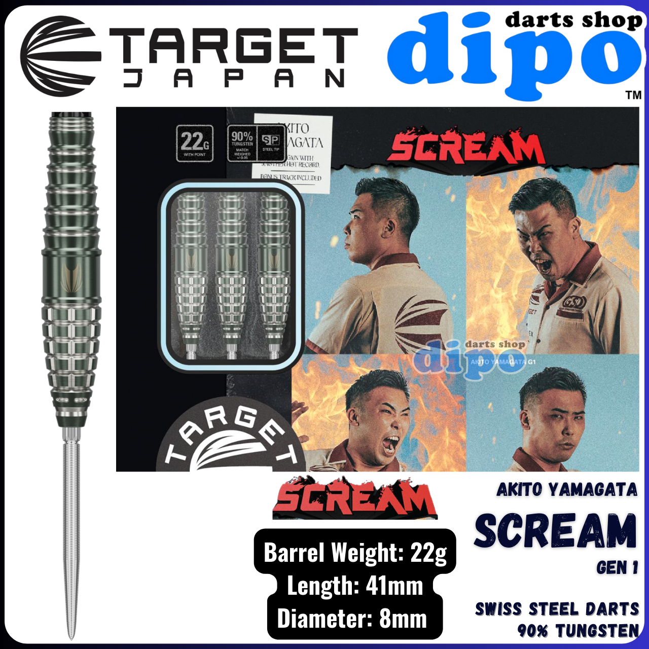 TARGET SCREAM Gen 1 (AKITO YAMAGATA Prime Series) - TARGET