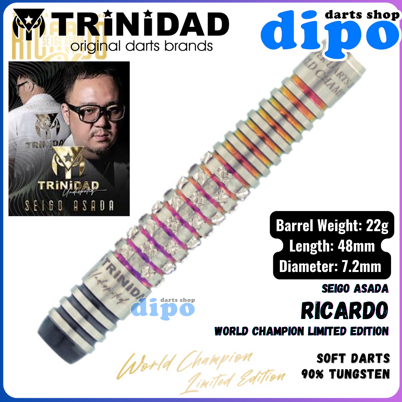LE TRiNiDAD SD Ricardo Alpha | Dipo Darts Shop