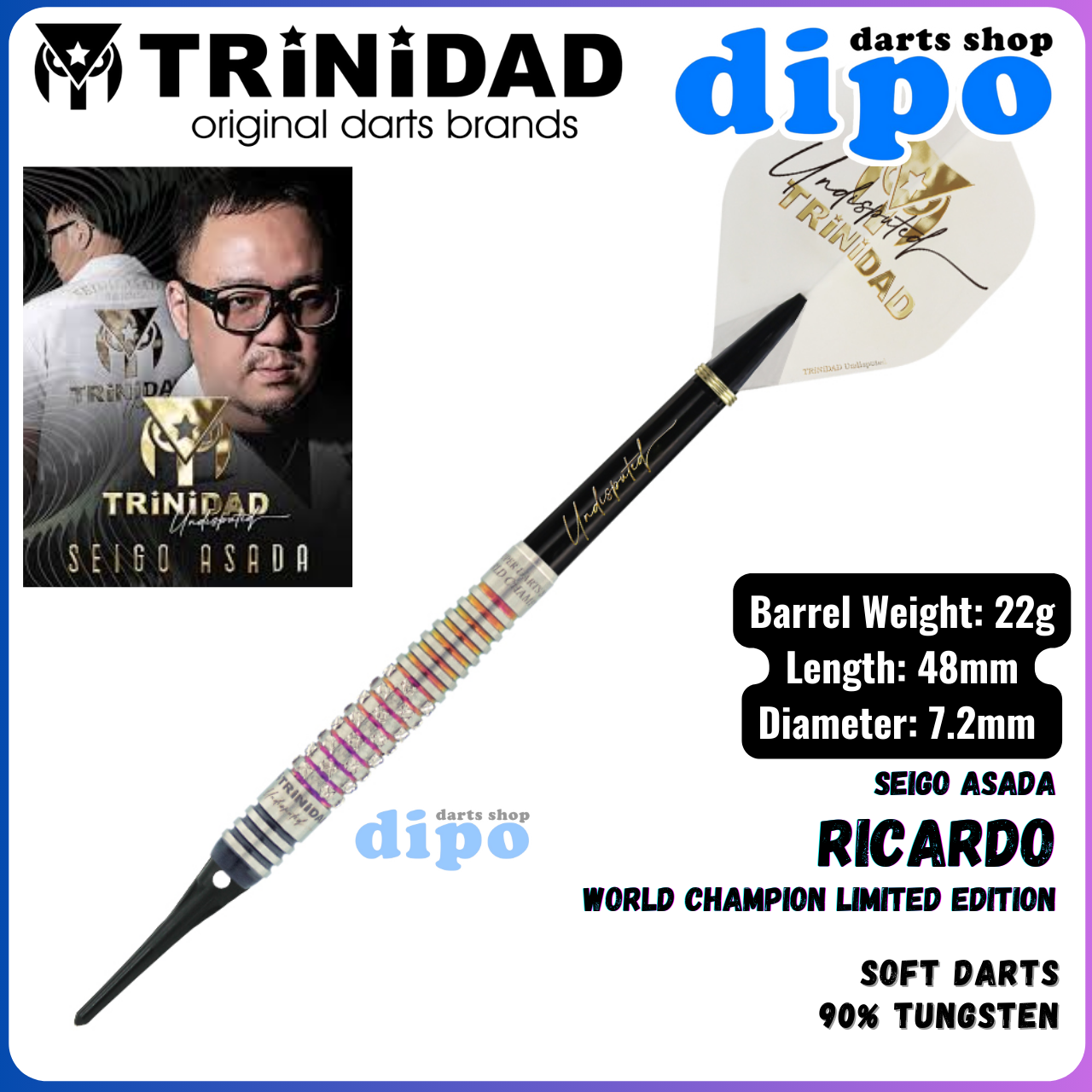 LE TRiNiDAD SD Ricardo Alpha | Dipo Darts Shop