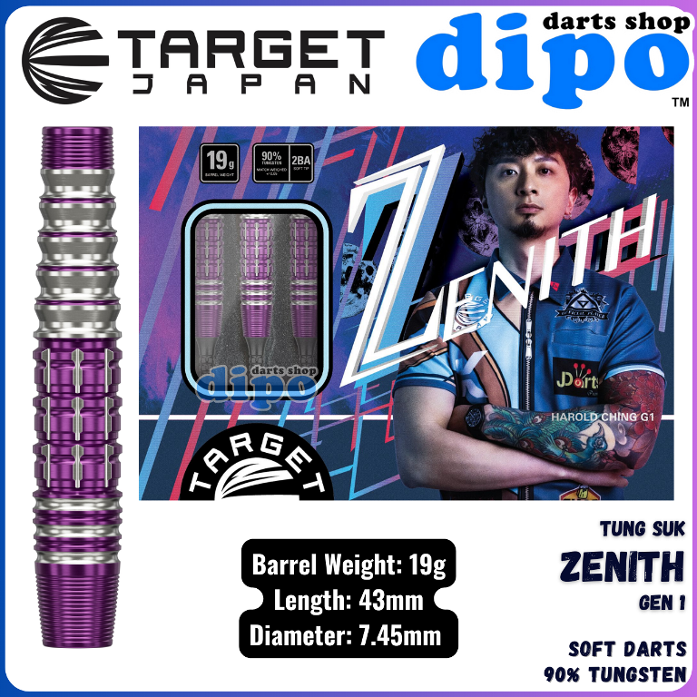 TARGET ZENITH Gen 1 (TUNG SUK Prime Series) - TARGET Soft Darts