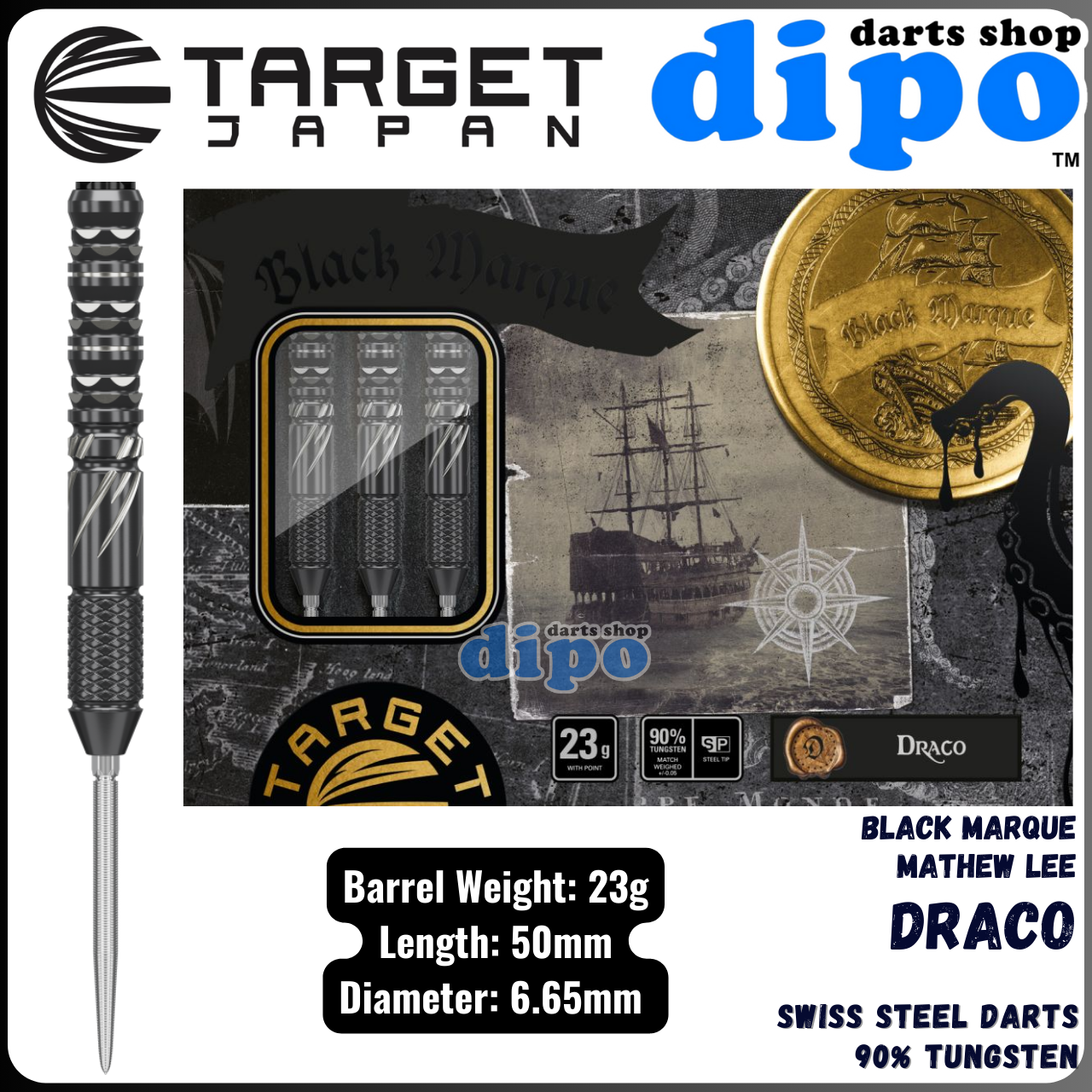 TARGET BLACK MARQUE DRACO ( Mathew Lee player model ) - TARGET