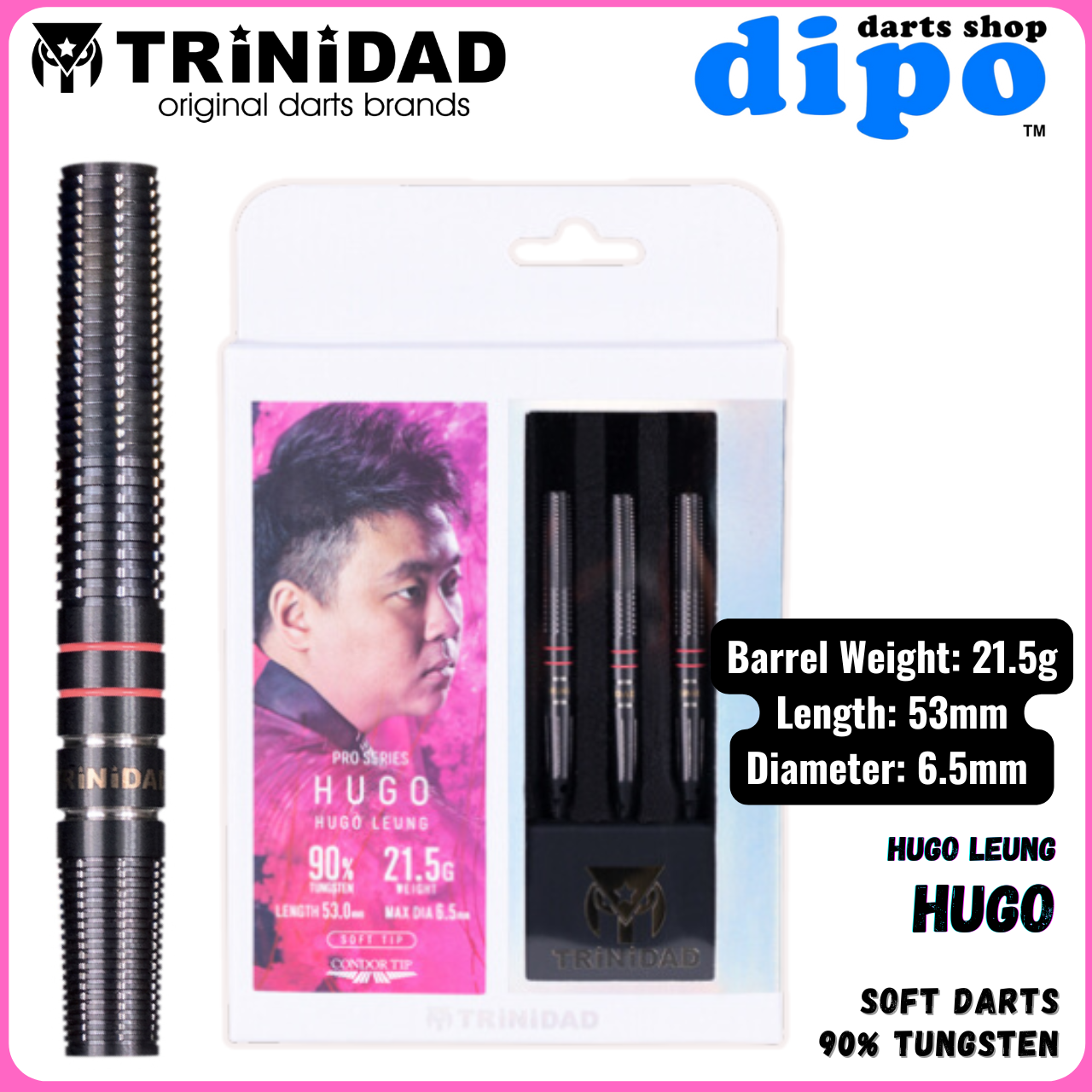 TRiNiDAD HUGO バレル TRiNiDAD Hugo Darts Barrel – Dartsbuddy.com