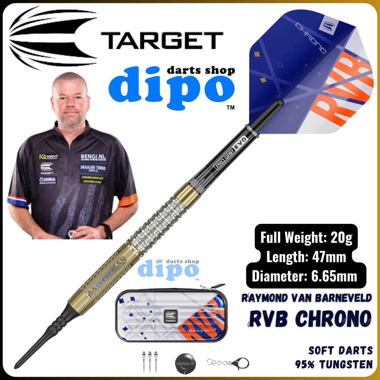 TARGET RVB CHRONO ( RAYMOND VAN BARNEVELD Model ) - TARGET Soft