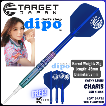 TARGET CHARIS Gen 4 MAX (Cathy Leung model) - TARGET Soft Darts