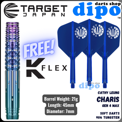 TARGET CHARIS Gen 4 MAX (Cathy Leung model) - TARGET Soft Darts