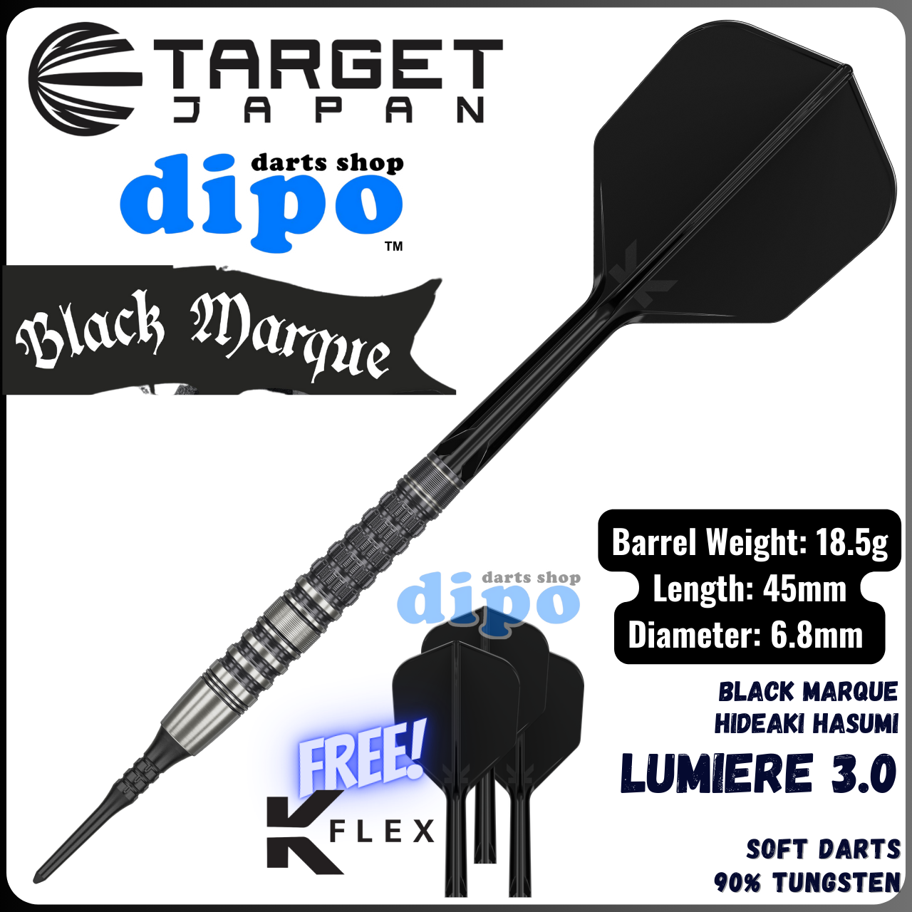 TARGET BLACK MARQUE LUMIERE 3.0 (Hideaki Hankaku player model
