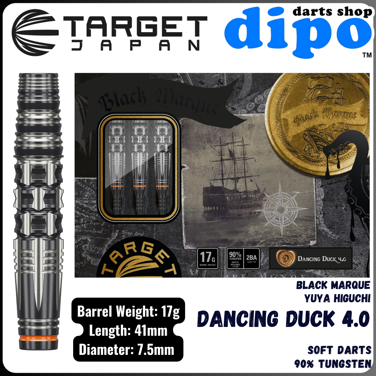 TARGET BLACK MARQUE DANCING DUCK 4.0 (Yuya Higuchi player model