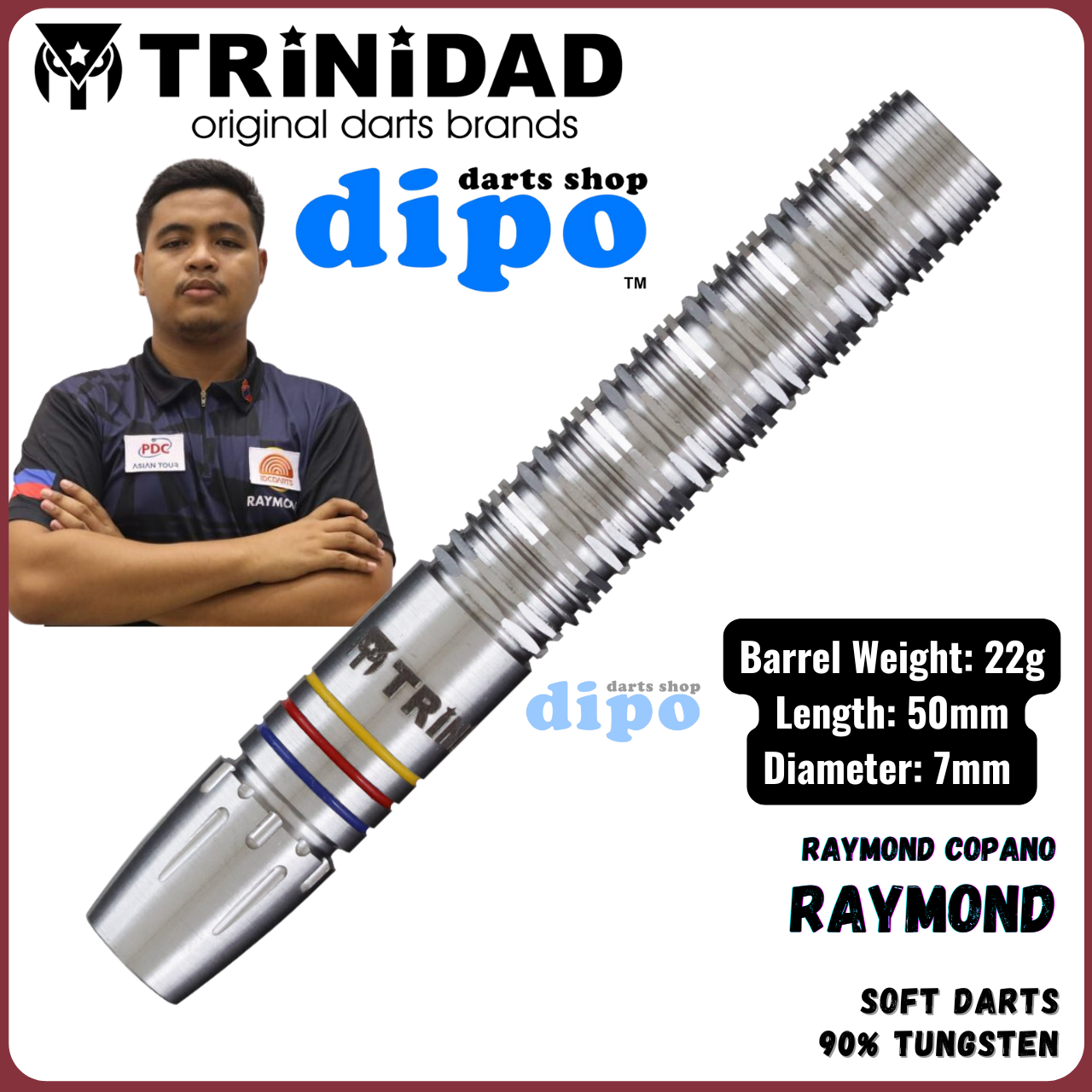 TRINIDAD RAYMOND COPANO ダーツ i0P89eh6674f3e71ed0fd_17332465