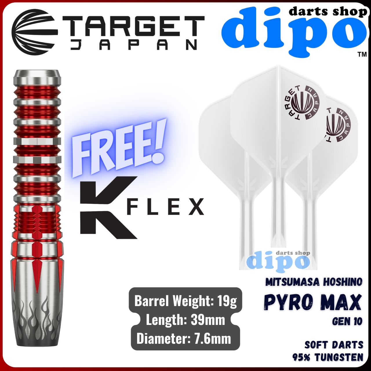 TARGET PYRO Gen 10 MAX 19g (Mitsumasa Hoshino model