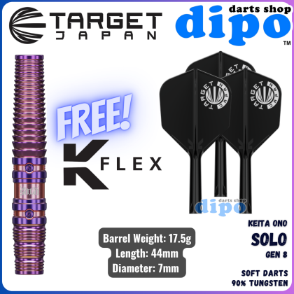 TARGET SOLO Gen 8 ( Keita ONO Player model ) - TARGET Soft Darts