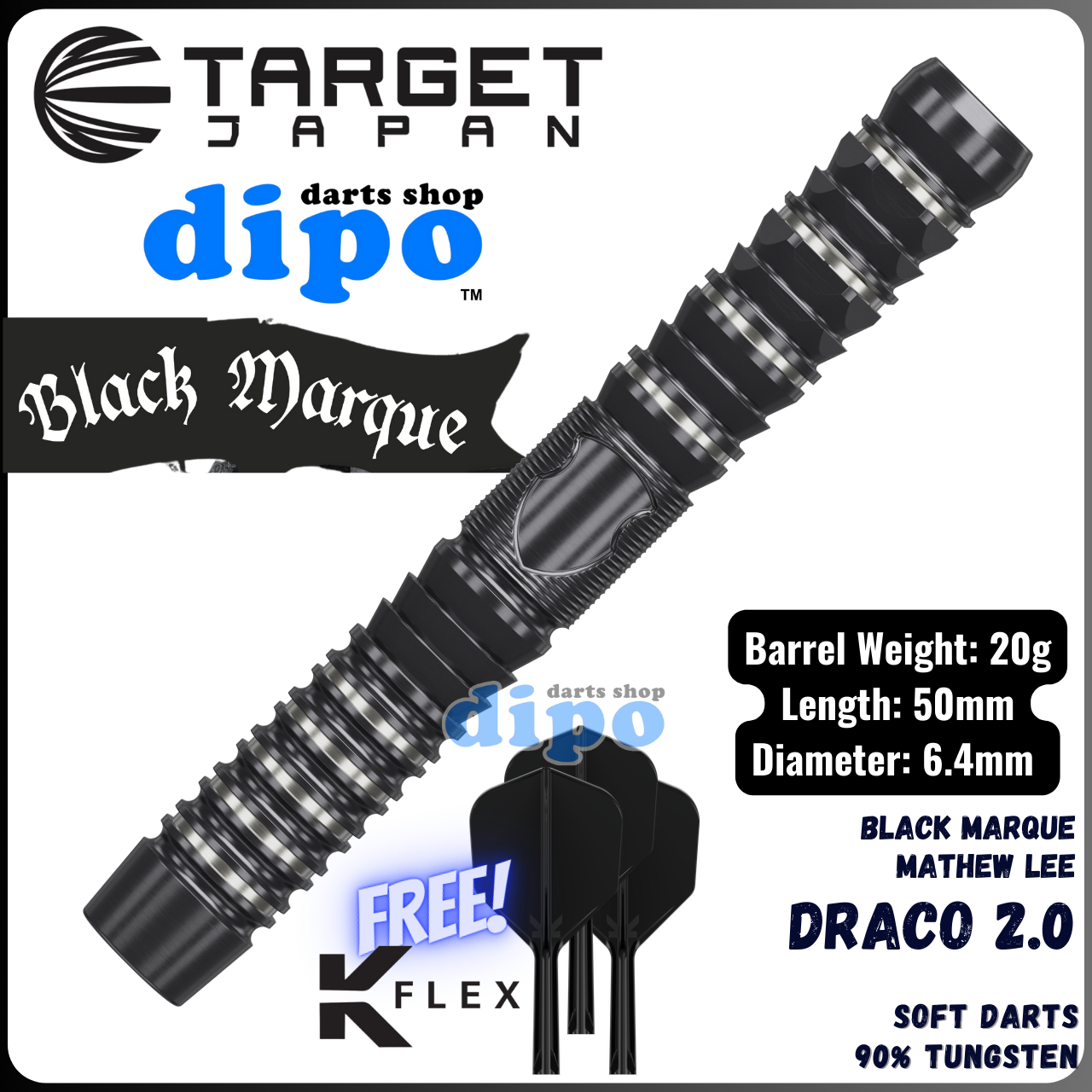 TARGET BLACK MARQUE DRACO 2.0 ( Mathew Lee player model ) - TARGET