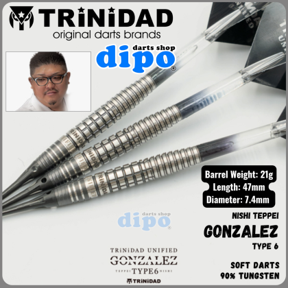 ダーツ TRiNiDAD PRO GONZALEZ TYPE6 ダーツ > ソフトダーツ > ブランド【タ行】 > トリニダード