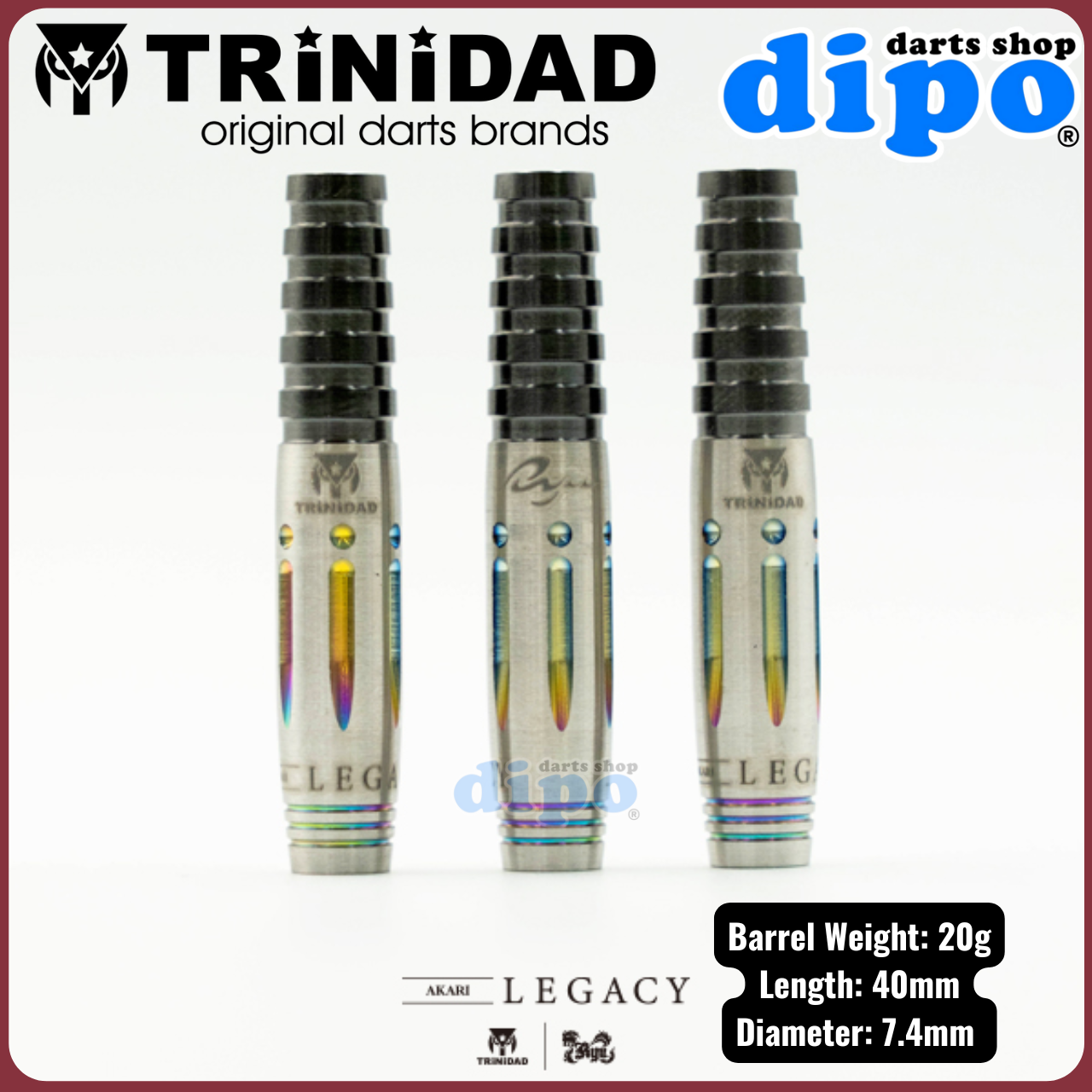 ダーツ バレル TRiNiDAD × Ryu AKARI LEGACY 大城明香利 選手