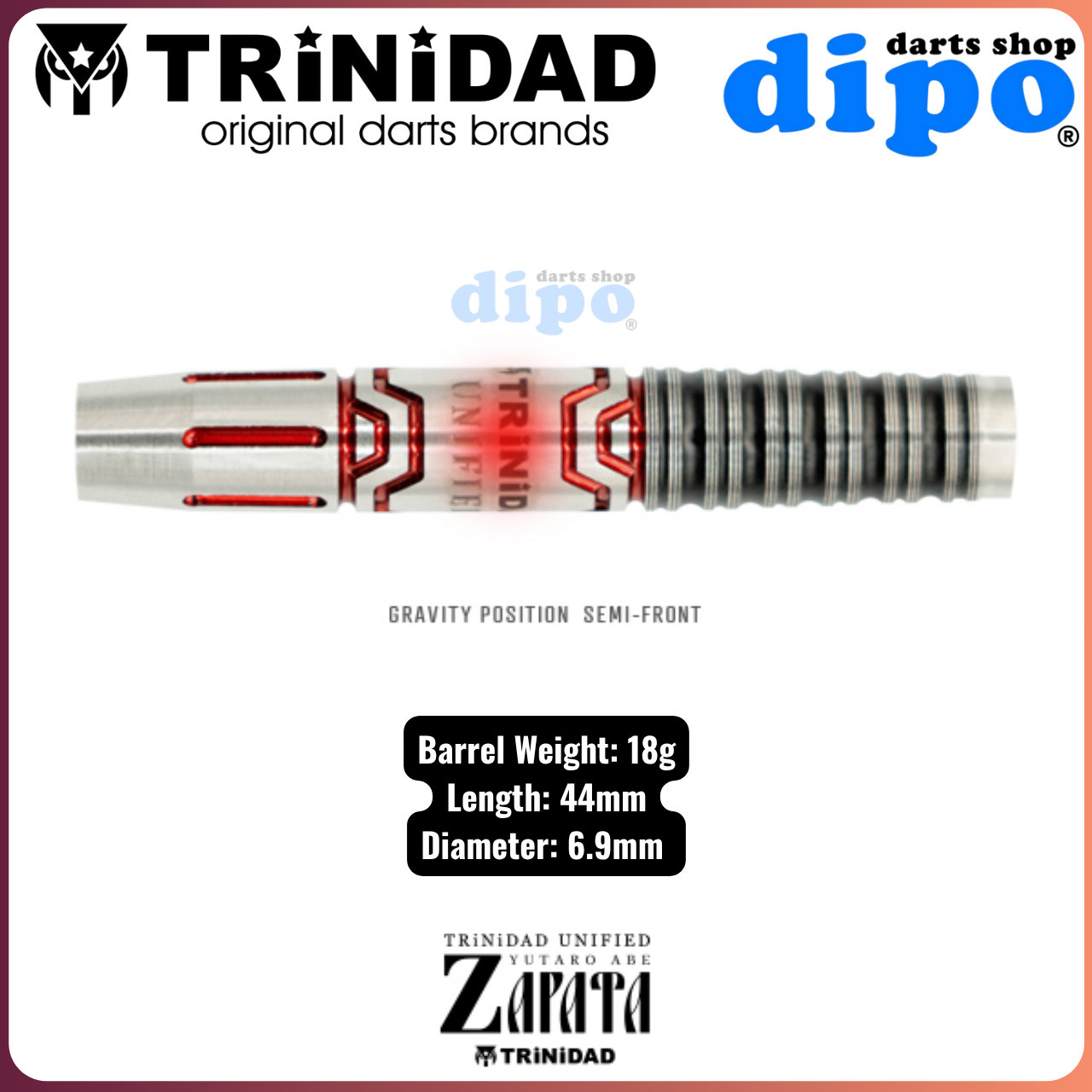 TRiNiDAD Unified ZAPATA ( Yutaro Abe model ) - TRiNiDAD Soft Darts