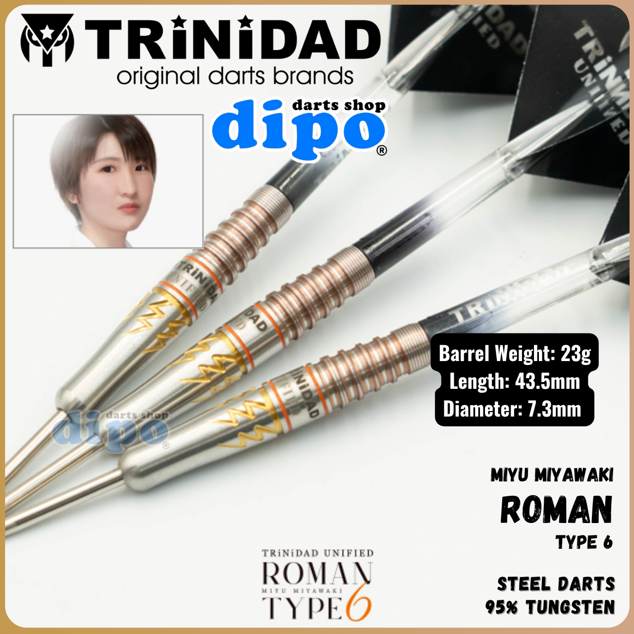 【新品未使用】TRiNiDAD UNIFIED Roman Type6 TRiNiDAD Unified ROMAN Type 6 ( Miyu Miyawaki model ) - TRiNiDAD