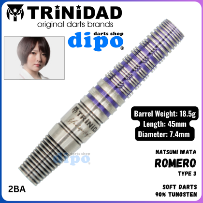 ダーツ TRiNiDAD THE  2024 ROMERO Type3 2BA TRiNiDAD Undisputed ROMERO Type 3 ST ( Natsumi Iwata model