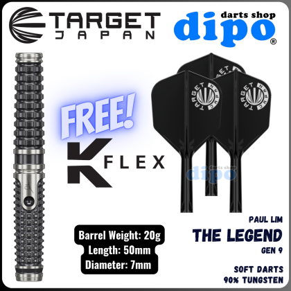 TARGET THE LEGEND Gen 9 (Paul Lim Model) - TARGET Soft Darts