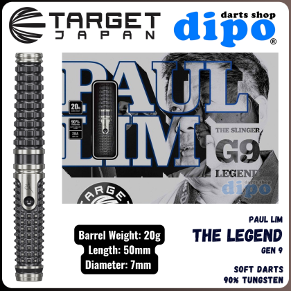 TARGET THE LEGEND Gen 9 (Paul Lim Model) - TARGET Soft Darts
