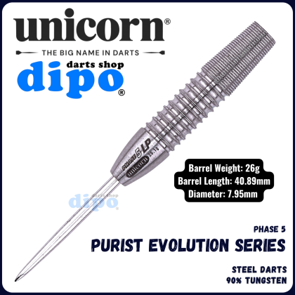 UNICORN PURIST EVOLUTION SERIES PHASE 5 LP - UNICORN Steel Darts