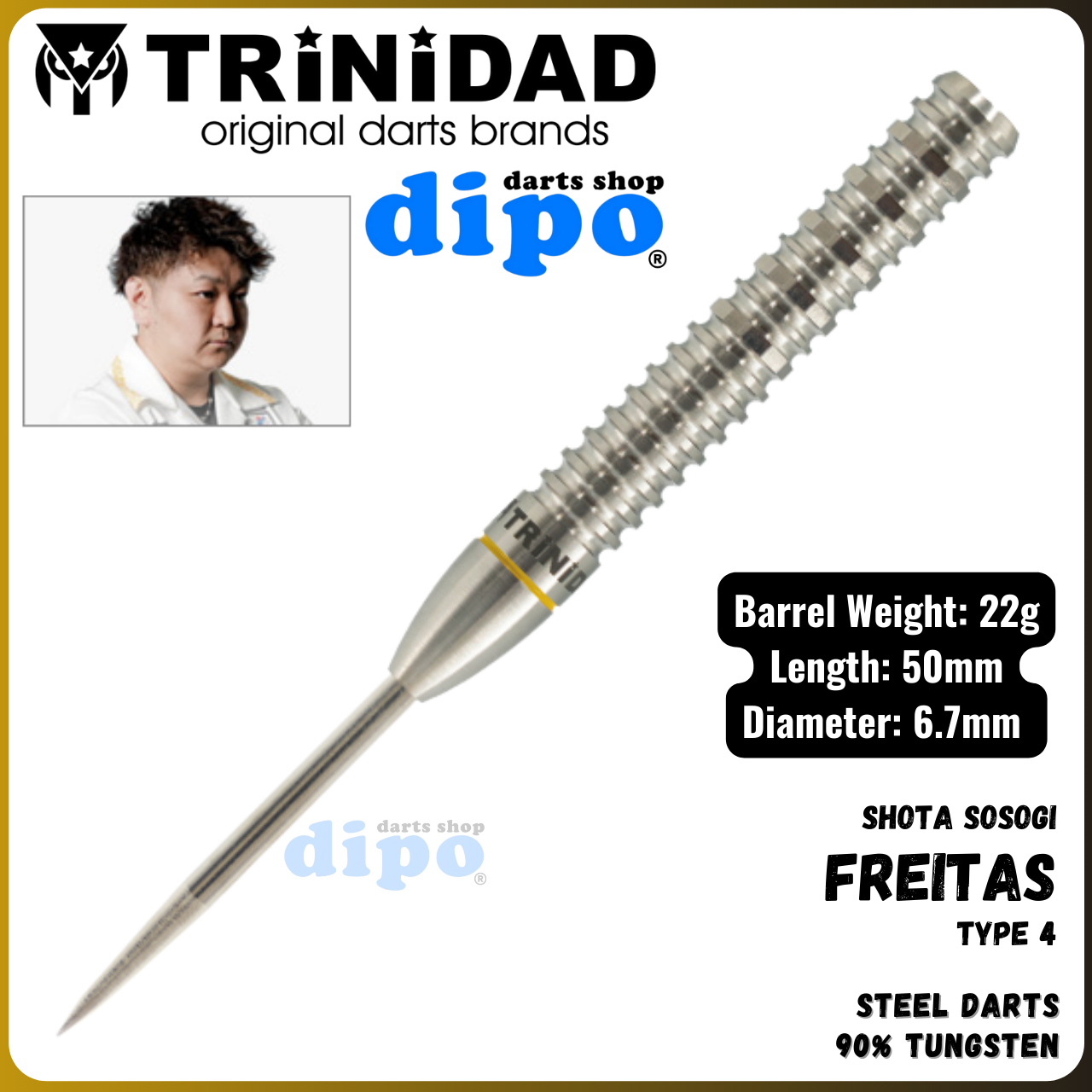 TRiNiDAD FREITAS TYPE 4 (SHOTA SOSOGI model) - TRiNiDAD Steel