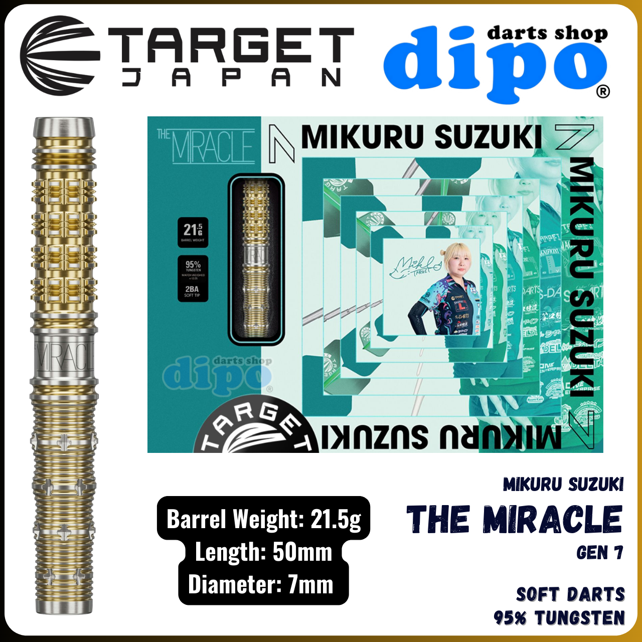 Limited 】 TARGET THE MIRACLE Gen 7 (Mikuru Suzuki Model) - TARGET