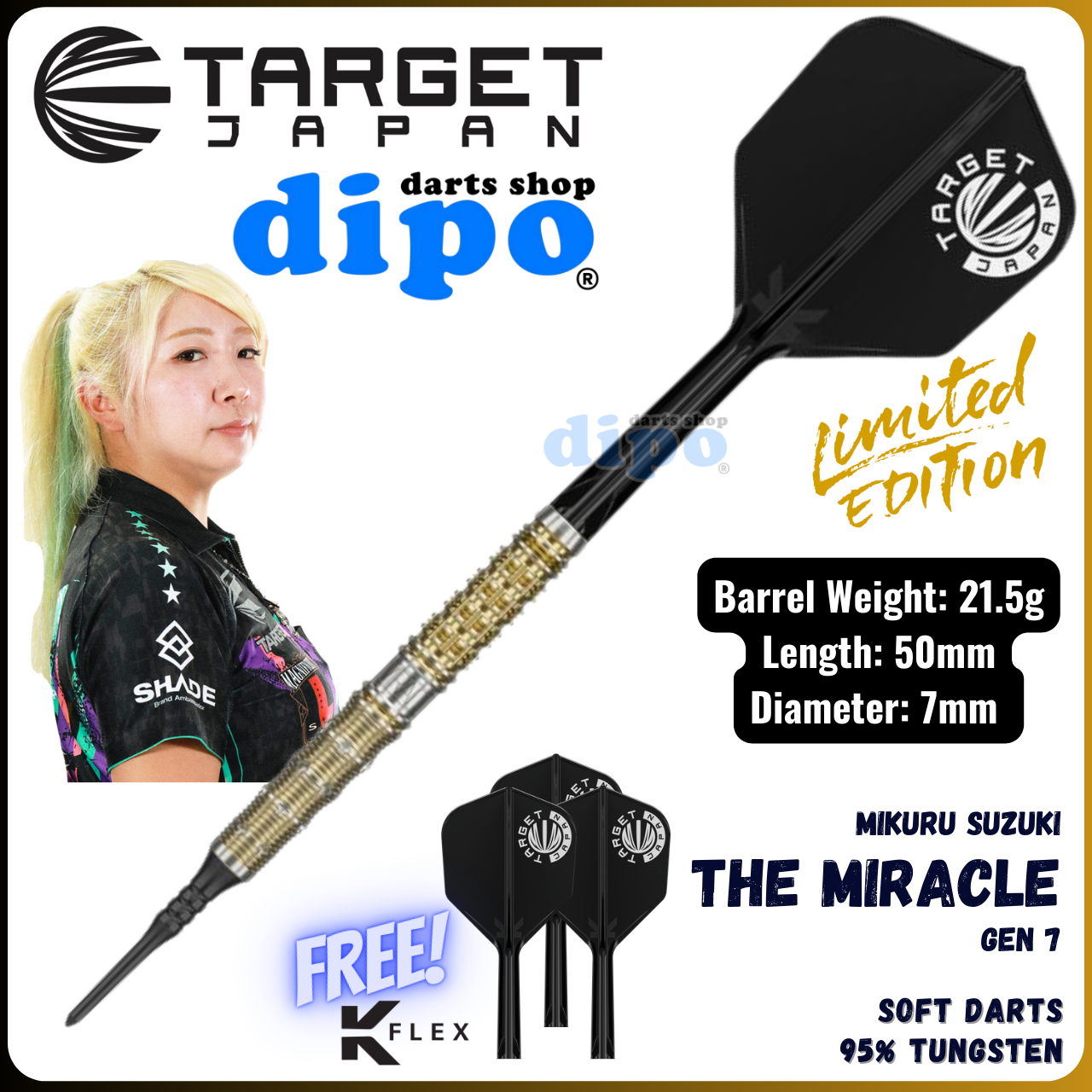 Limited 】 TARGET THE MIRACLE Gen 7 (Mikuru Suzuki Model) - TARGET