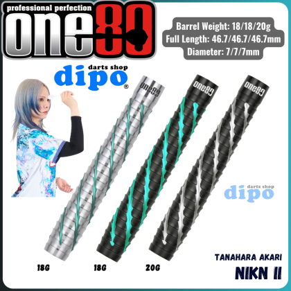 ONE80 NIKN II (TANAHARA AKARI Model) - ONE80 Soft Darts | Dipo