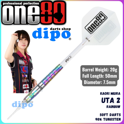 ONE80 UTA 2 (KAORI MIURA Model) - ONE80 Soft Darts | Dipo Darts Shop