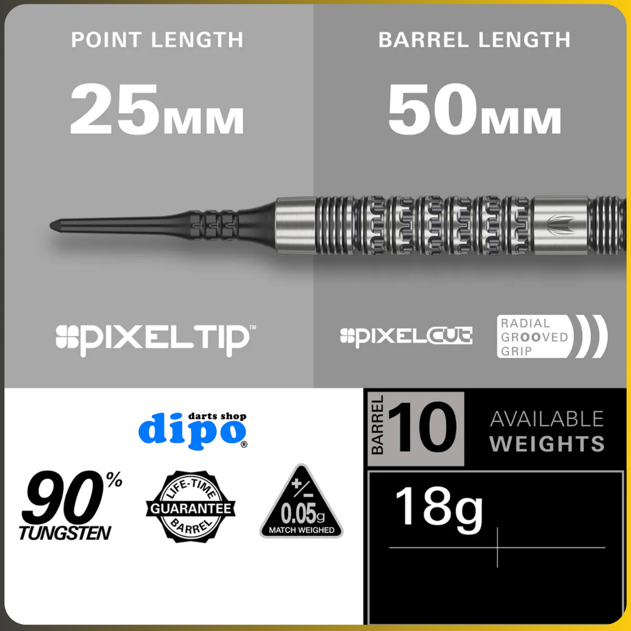 TARGET REDUX 10 - TARGET Soft Darts | Dipo Darts Shop