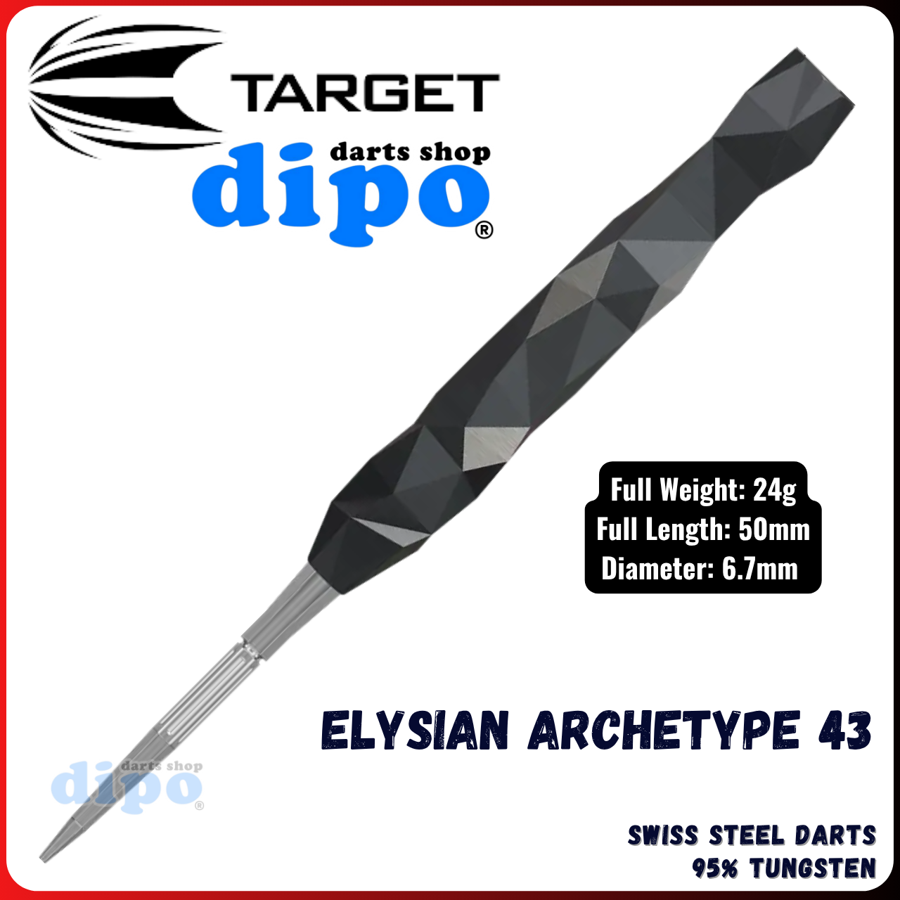 Limited 】TARGET ELYSIAN ARCHETYPE 43 - TARGET Swiss Steel Darts