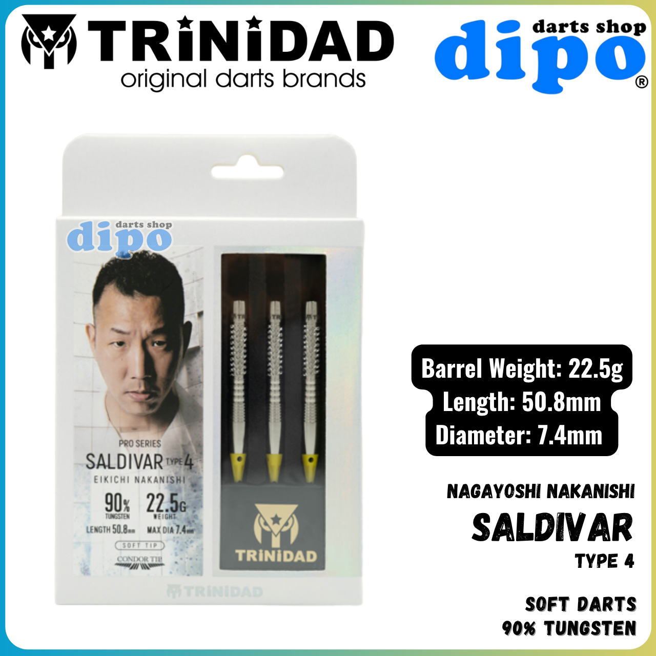 ダーツ TRINIDAD SALDIVAR TYPE 4 ダーツ > ソフトダーツ > ブランド