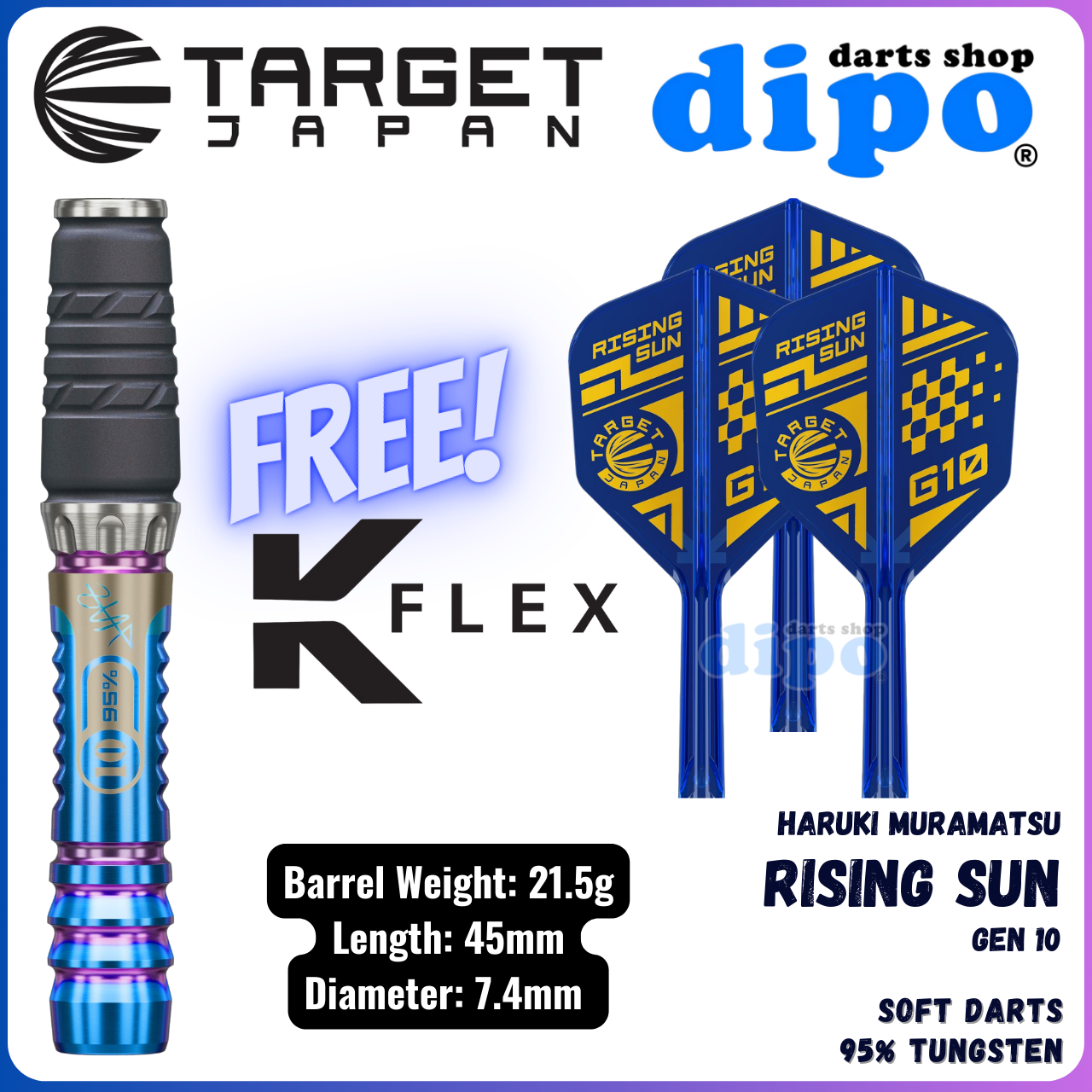 TARGET RISING SUN GEN 10 (Haruki Muramatsu model) - Target Soft