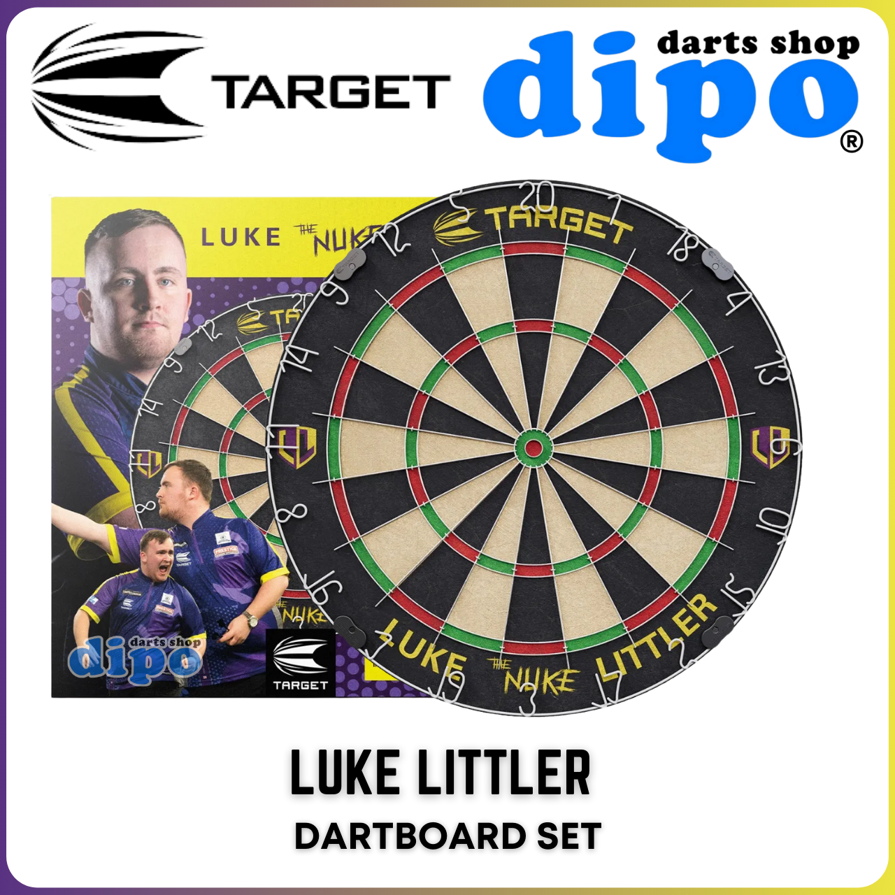 TARGET THE NUKE Dartboard Set (LUKE LITTLER sets) - TARGET Darts