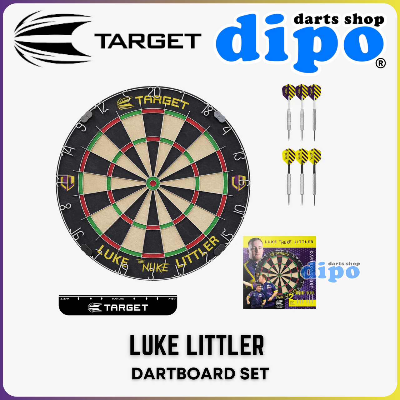 TARGET THE NUKE Dartboard Set (LUKE LITTLER sets) - TARGET Darts
