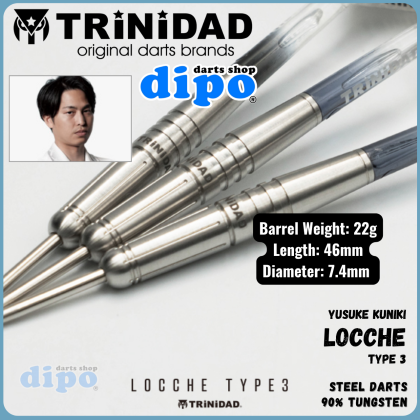 ダーツ TRINIDAD LOCCHE TYPE 3 TRiNiDAD PRO LOCCHE TYPE 3 ( YUSUKE KUNIKI Model ) - TRiNiDAD