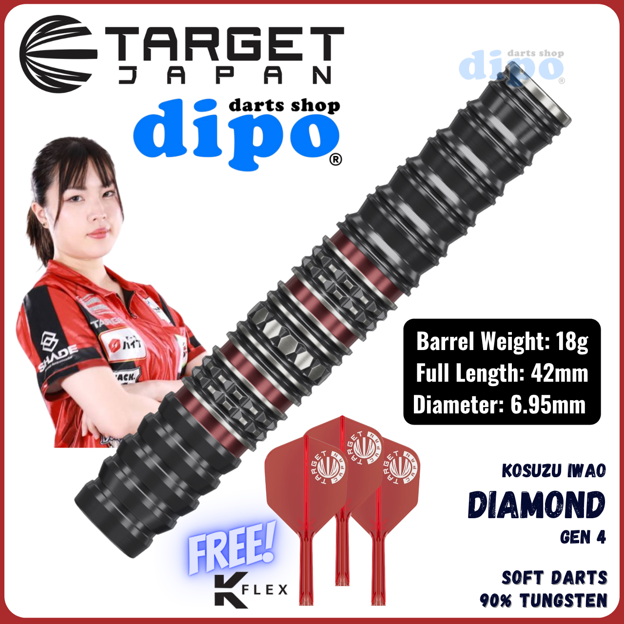 TARGET DIAMOND GEN 4 ( Iwao Kosuzu Player Model ) - TARGET Soft