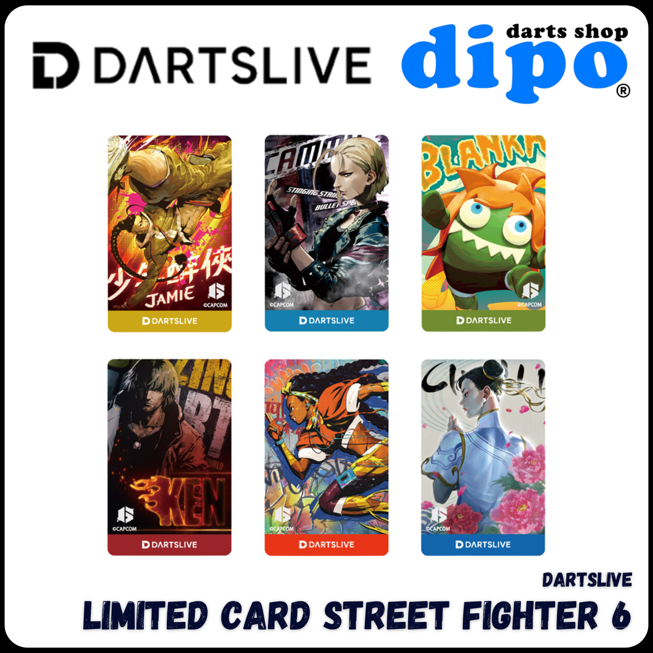 LIMITED 】 DARTSLIVE Card Street Fighter 6 - DARTSLIVE Card | Dipo
