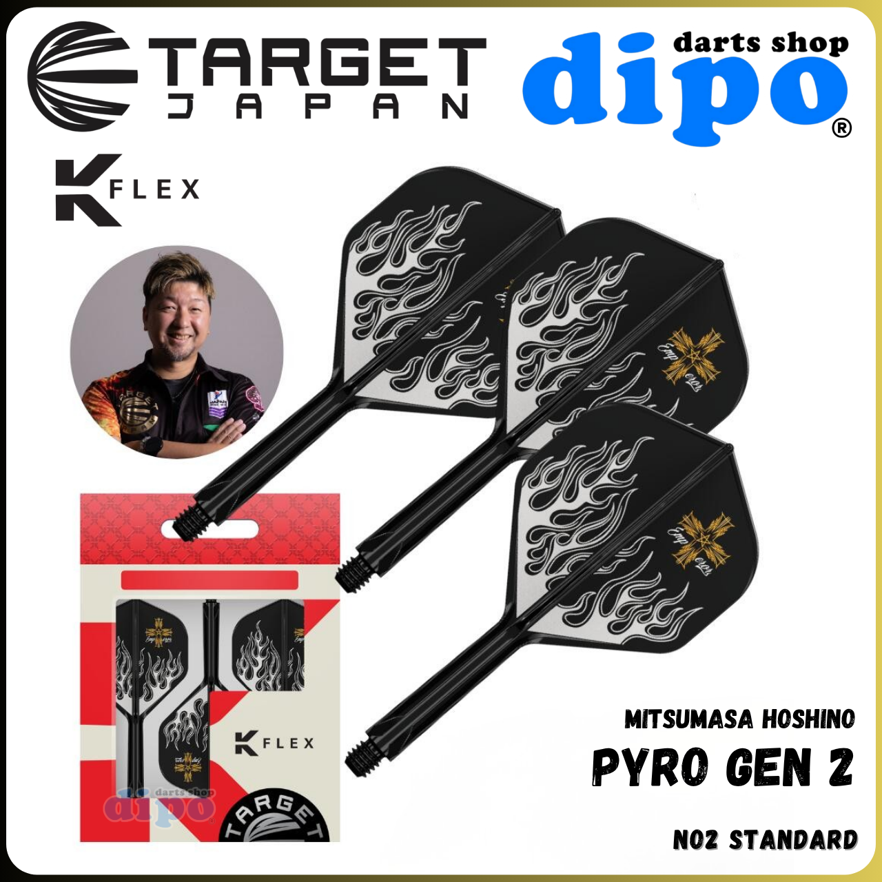 TARGET K-FLEX PYRO G2 (MITSUMASA HOSHINO Model) - TARGET Darts