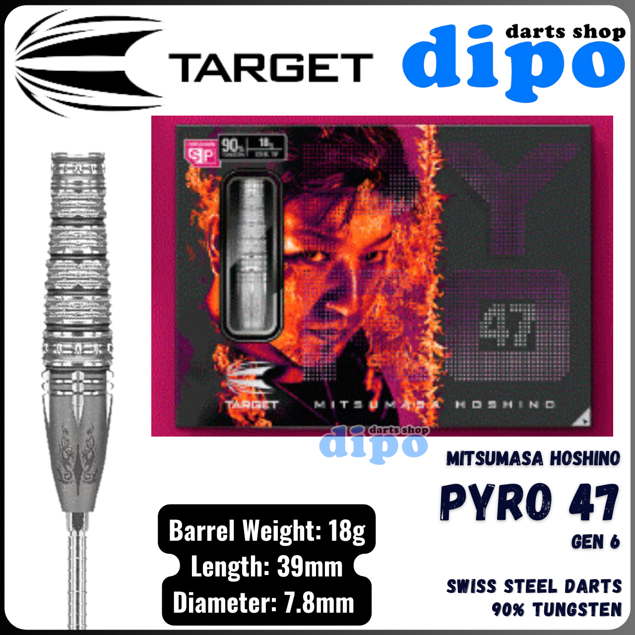 TARGET PYRO 47 (Mitsumasa Hoshino Model) - Target Swiss Steel