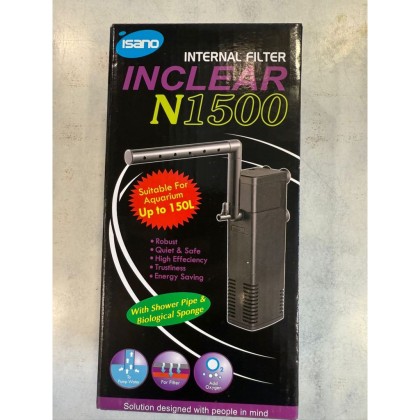 Inclear N650 ISANO PENYARI DALAMAN INTERNAL FILTER INCLEAR N1500 22W, 1000LPH WITH ...