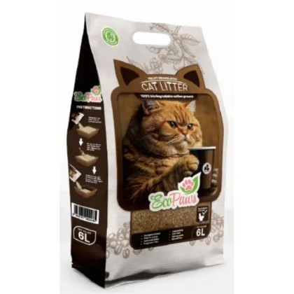 Picture Idea: Eco Paws Pasir Kucing Probiotic Odor Stop Cat Litter Coffee