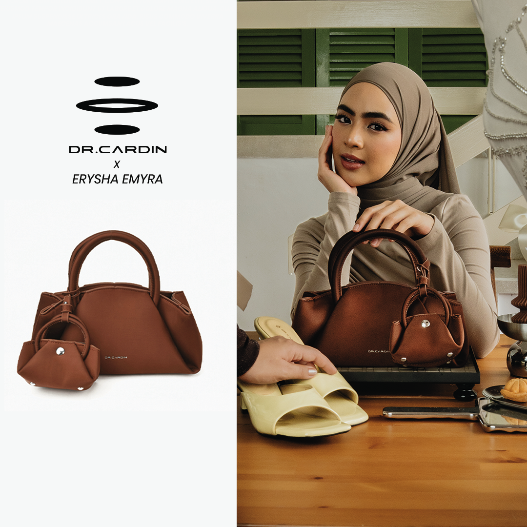 Dr Cardin Soraya Sling Bag / Satin / Suede / Faux Leather BG-873