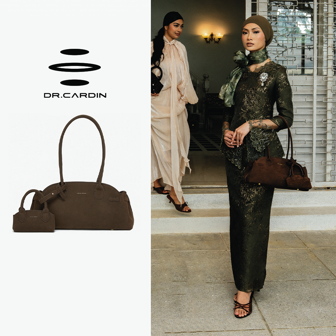 新品・タグ付き　CARLA カーラ Lady shoulder tops Dr Cardin Women Araya Shoulder Bag / Satin / Suede / Faux Leather