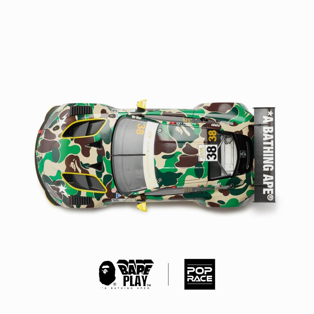ミニカー A BATHING APE x POPRACE Aston Martin GT3 BAPE® x POP RACE Aston Martin GT3 Green | Diorama Products